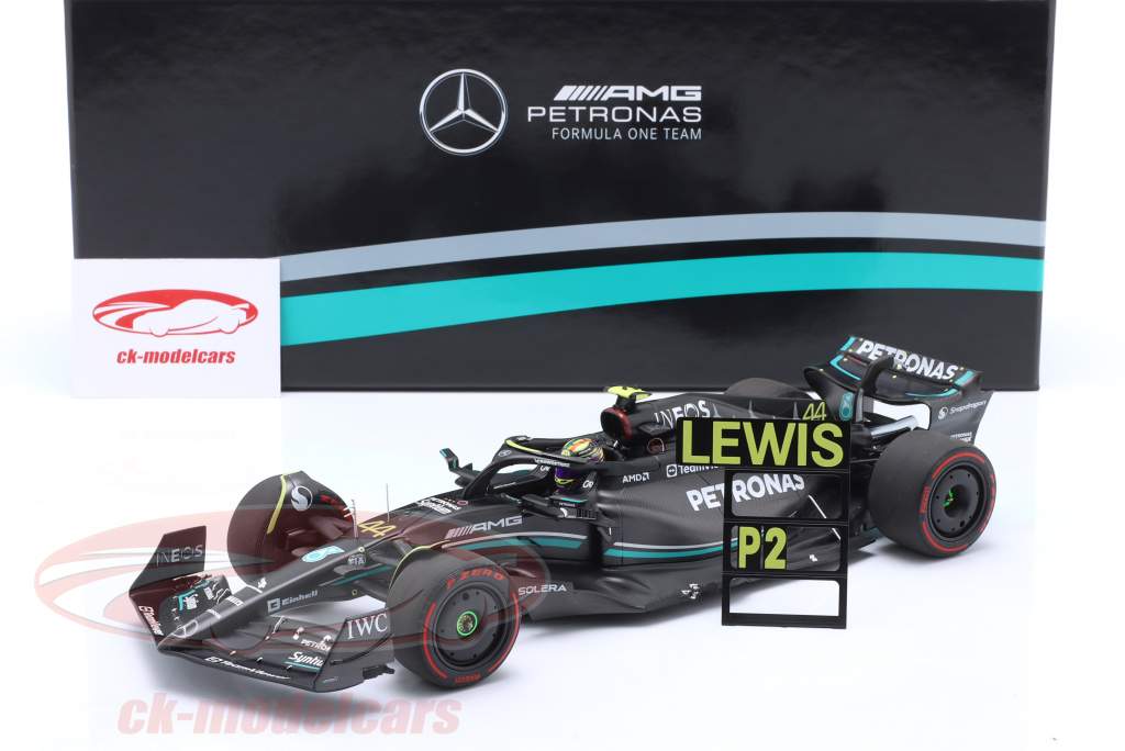 L. Hamilton Mercedes-AMG F1 W14 #44 2e Australië GP formule 1 2023 1:18 Minichamps
