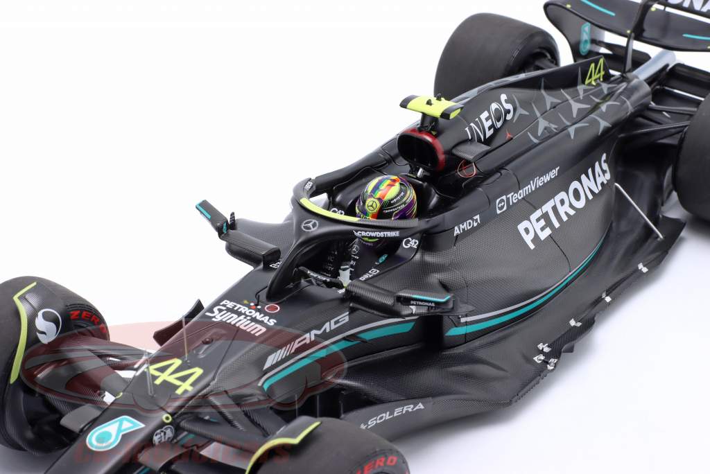 L. Hamilton Mercedes-AMG F1 W14 #44 2e Australië GP formule 1 2023 1:18 Minichamps