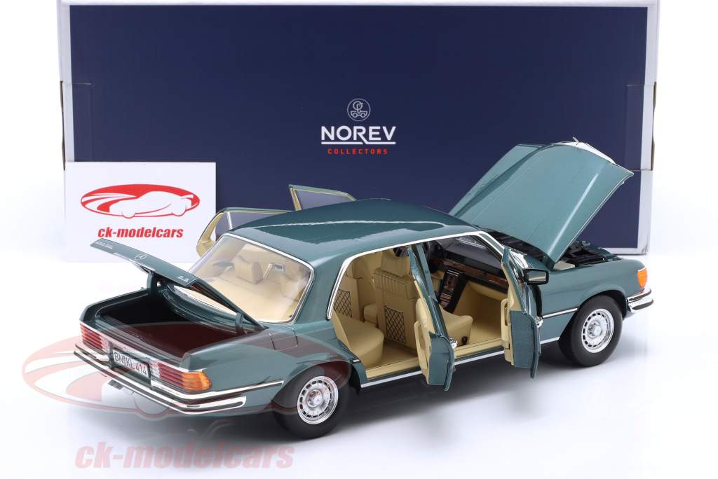 Mercedes-Benz 450 SEL 6.9 Baujahr 1979 petrolblau 1:18 Norev