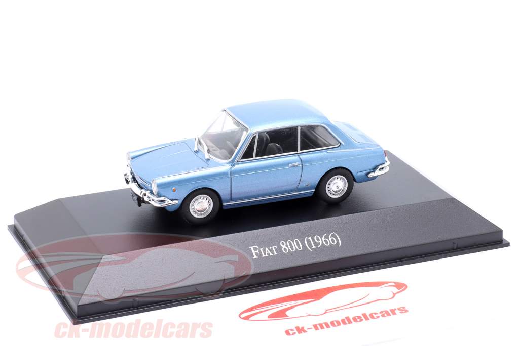 Fiat 800 Año de construcción 1966 azul 1:43 Altaya