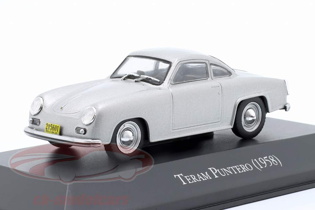 Porsche Teram Puntero Año de construcción 1958 plata 1:43 Altaya