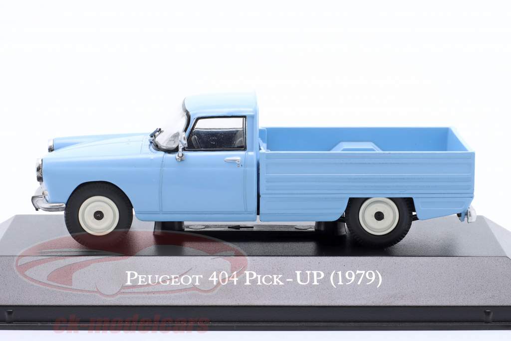 Peugeot 404 Pick-up Año de construcción 1979 azul 1:43 Altaya