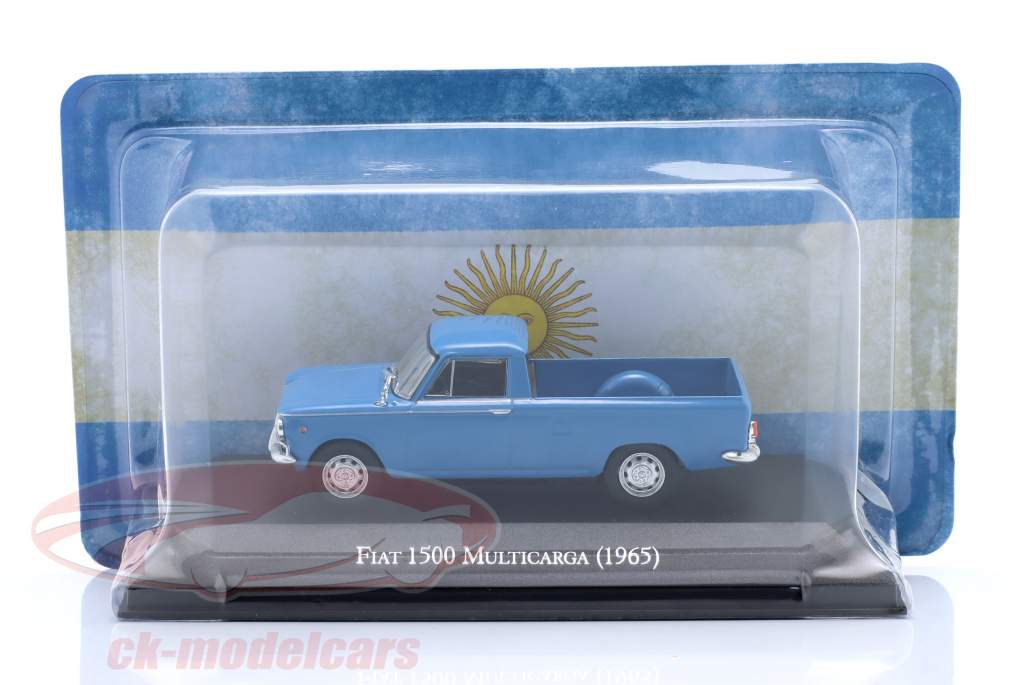 Fiat 1500 Multicarga Año de construcción 1965 azul 1:43 Altaya