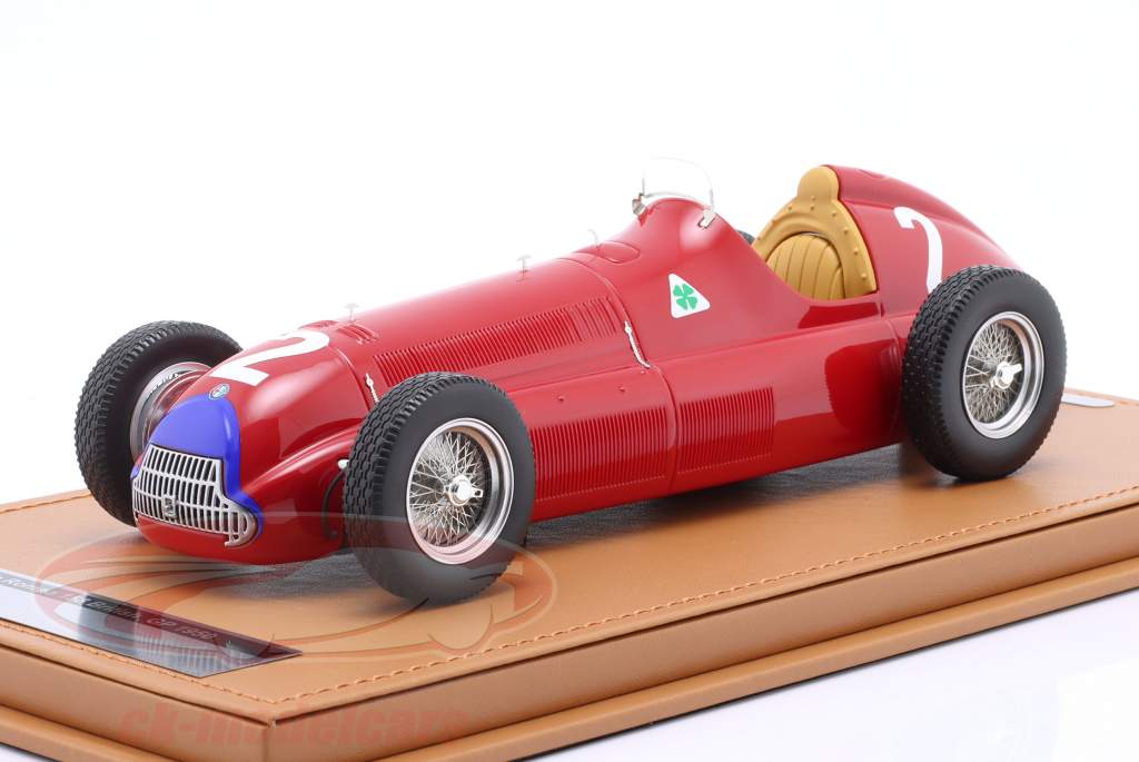 G. Farina Alfa Romeo 158 #2 winnaar Brits GP formule 1 Wereldkampioen 1950 1:18 Tecnomodel