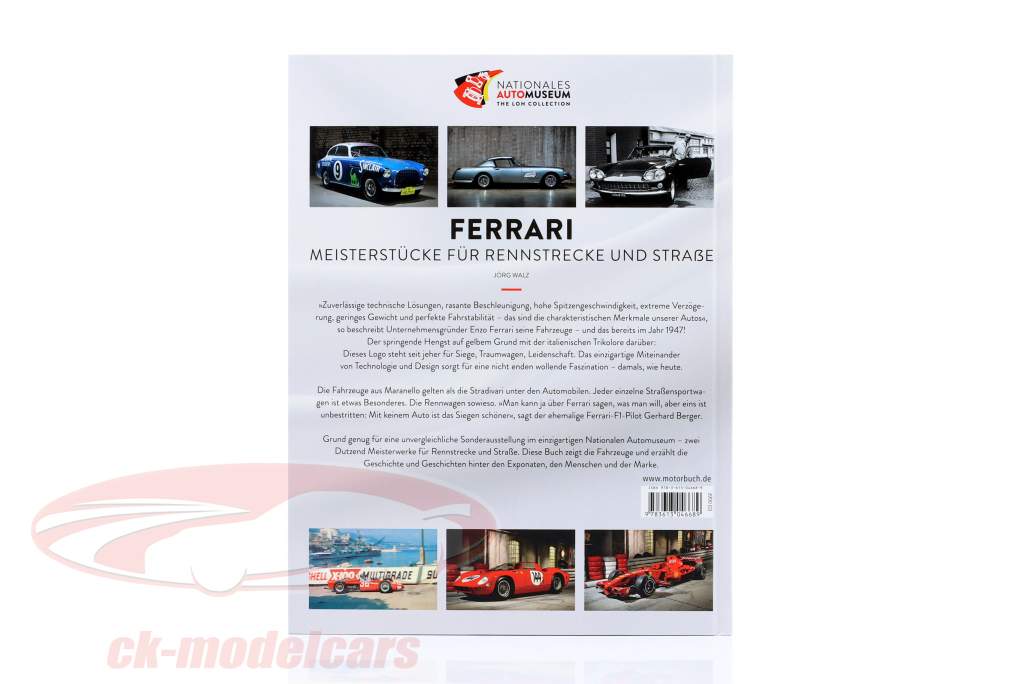 书： Ferrari - 杰作 为了 赛马场 和 街道