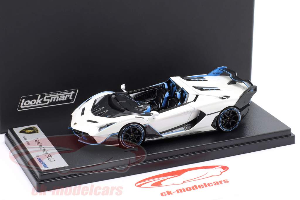 Lamborghini SC20 Bouwjaar 2020 shiny wit 1:43 LookSmart