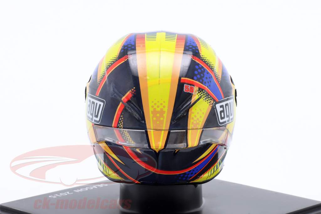 Valentino Rossi #46 MotoGP 2015 шлем 1:5 Spark Editions