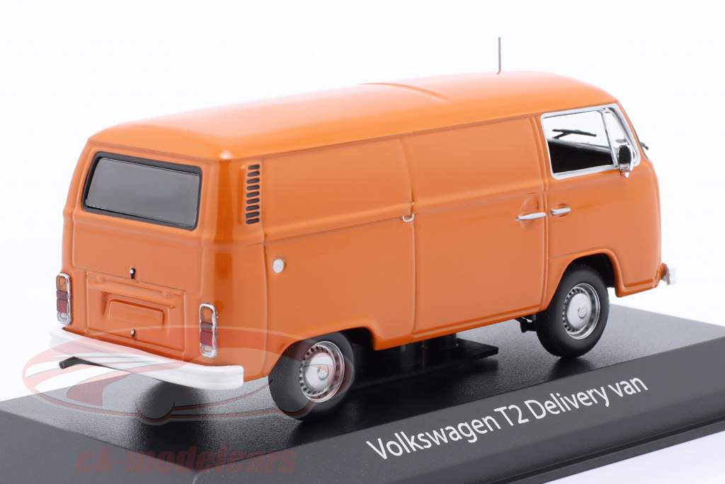 Volkswagen VW T2 bus Année de construction 1972 orange 1:43 Minichamps