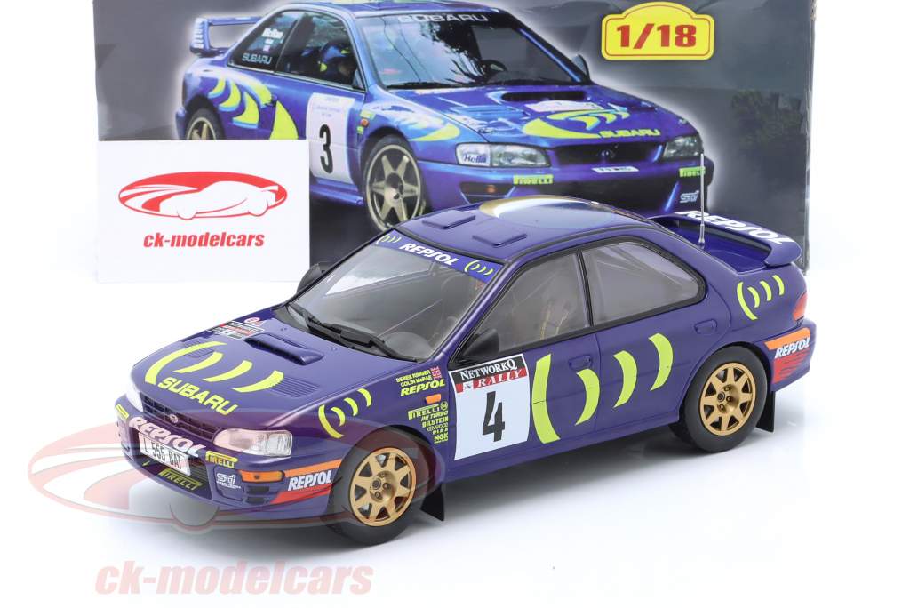 Subaru Impreza 555 #4 Winner RAC Rallye 1995 McRae, Ringer 1:18 Altaya