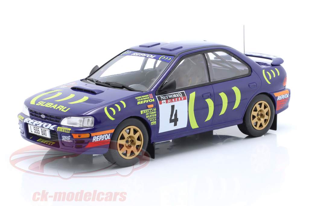 Subaru Impreza 555 #4 Winner RAC Rallye 1995 McRae, Ringer 1:18 Altaya