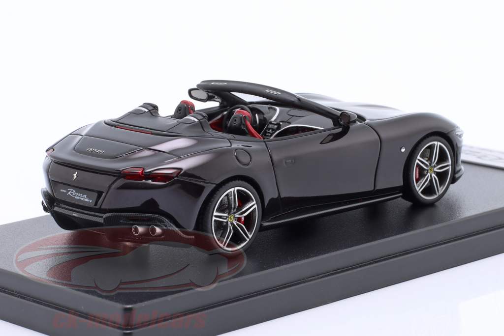 Ferrari Roma Spider 建设年份 2023 黑色的 1:43 LookSmart