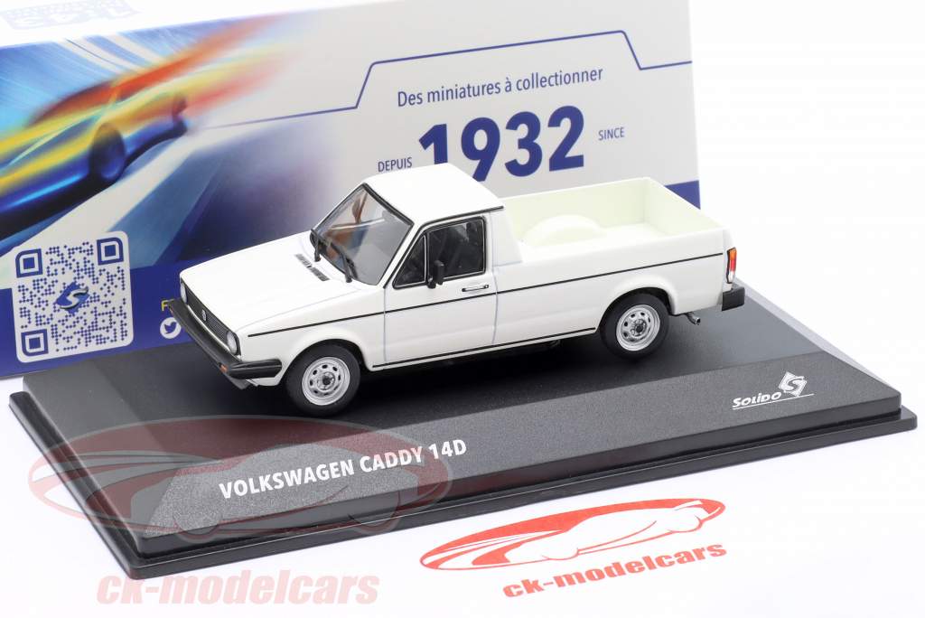 Volkswagen VW Caddy (14D) Pick-Up hvid 1:43 Solido