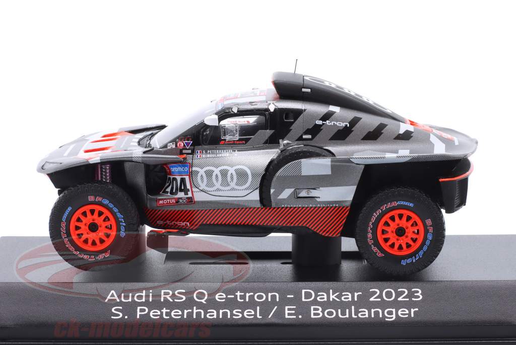 Audi RS Q e-tron E2 #204 Rallye Dakar 2023 Peterhansel, Boulanger 1:43 Spark