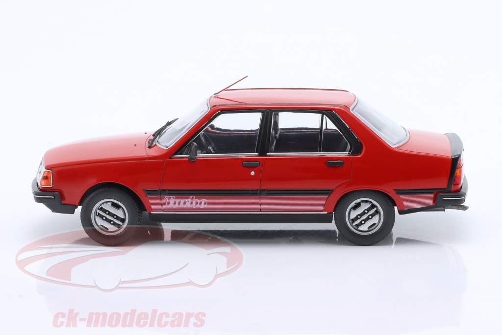 Renault 18 Turbo year 1980 red 1:24 WhiteBox
