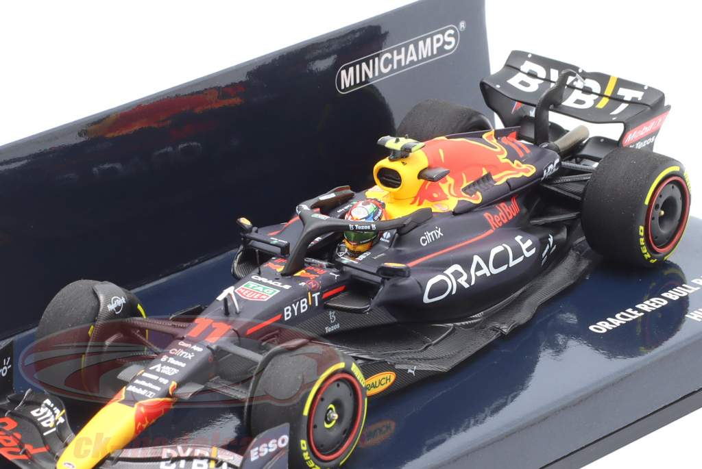 S. Pérez Red Bull RB18 #11 5-е место Венгрия GP формула 1 2022 1:43 Minichamps