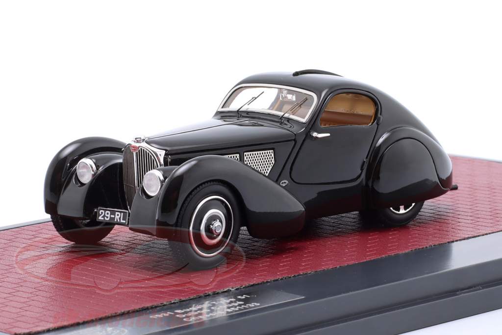 Bugatti Type 51 Dubos Coupe Byggeår 1931 sort 1:43 Matrix