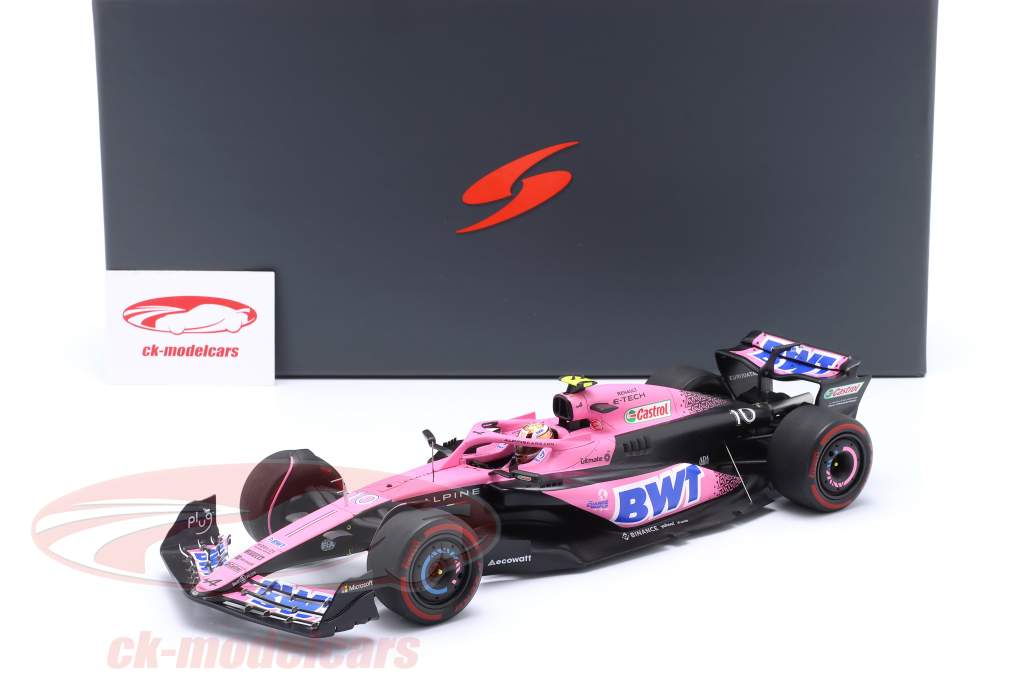 Pierre Gasly Alpine A523 #10 9ème Bahreïn GP formule 1 2023 1:18 Spark