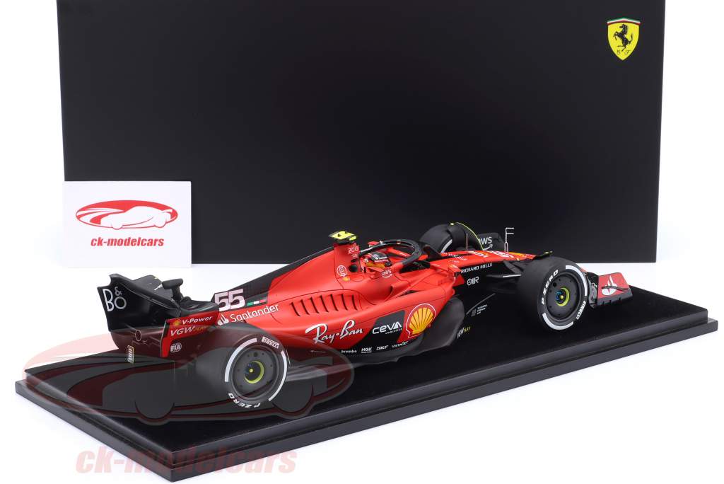 Carlos Sainz Ferrari SF-23 #55 4º Bahrein GP Fórmula 1 2023 1:18 LookSmart