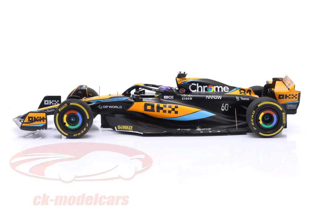 Oscar Piastri McLaren MCL 60 #81 8° Australia GP formula 1 2023 1:18 Spark