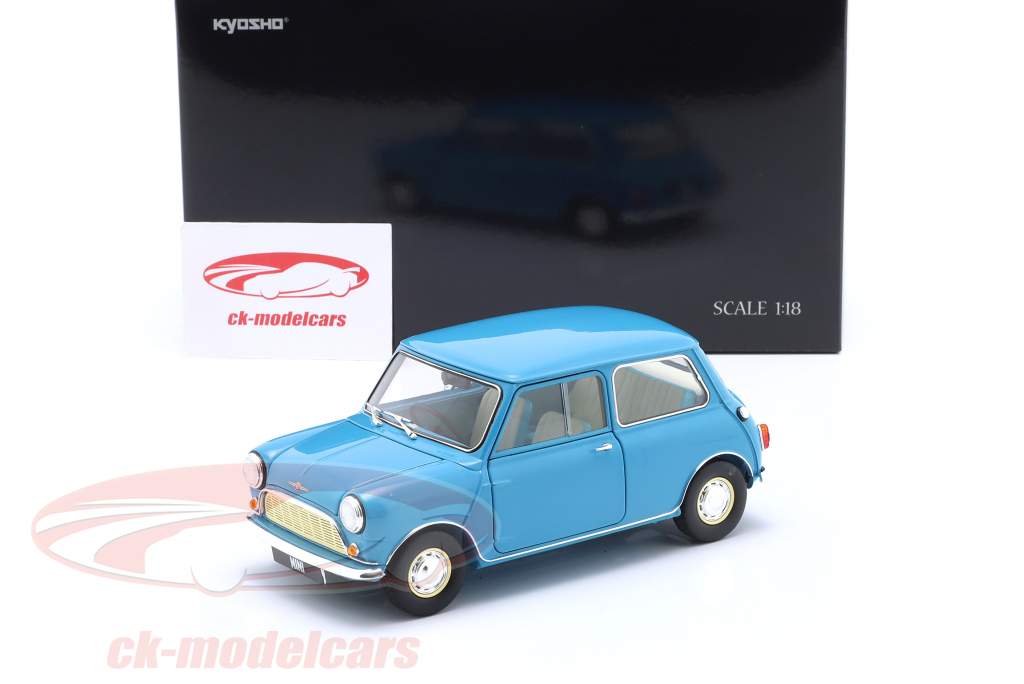 Morris Mini Minor Anno di costruzione 1964 blu 1:18 Kyosho