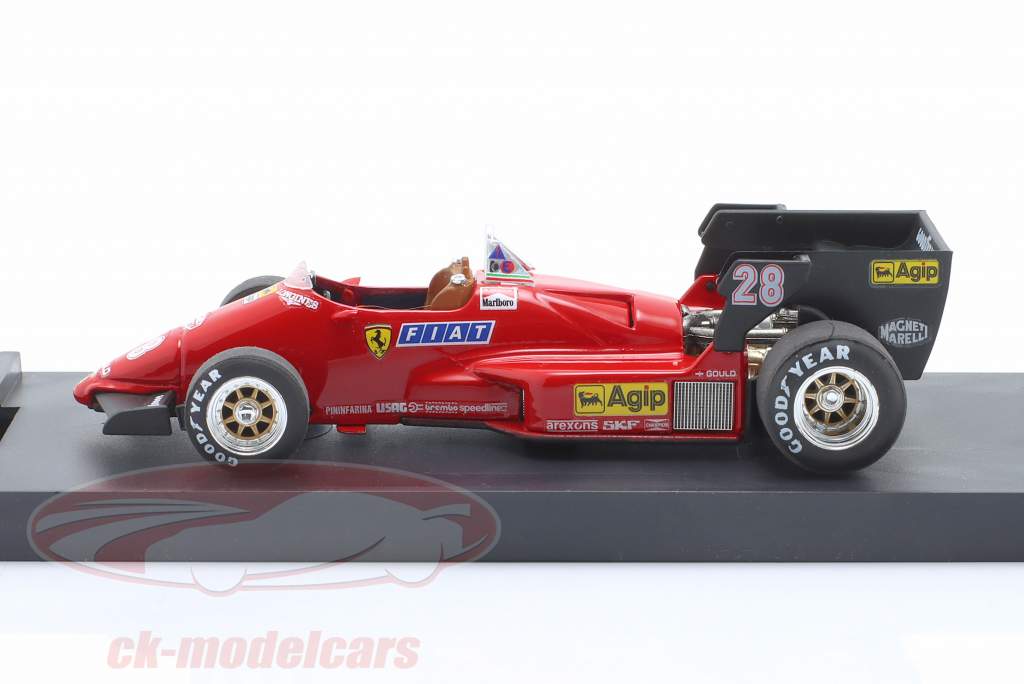 R. Arnoux Ferrari 126 C4 #28 3rd Belgien GP Formel 1 1984 1:43 Brumm