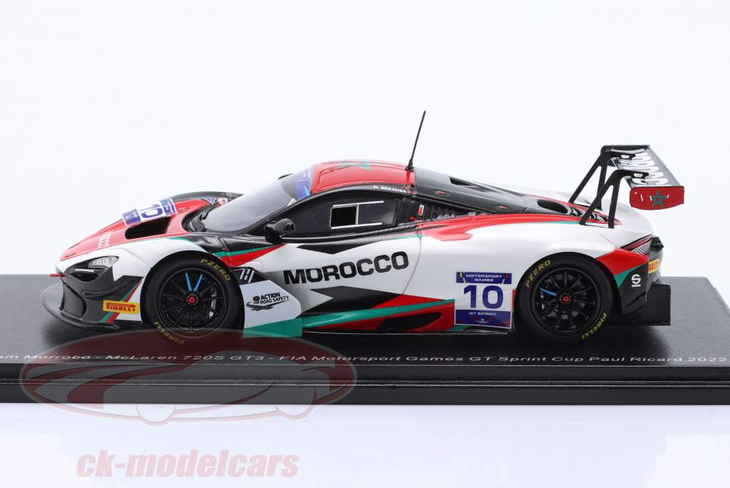 McLaren 720S GT3 #10 FIA Motorsport Games Sprint Cup 2022 Team モロッコ 1:43  Spark