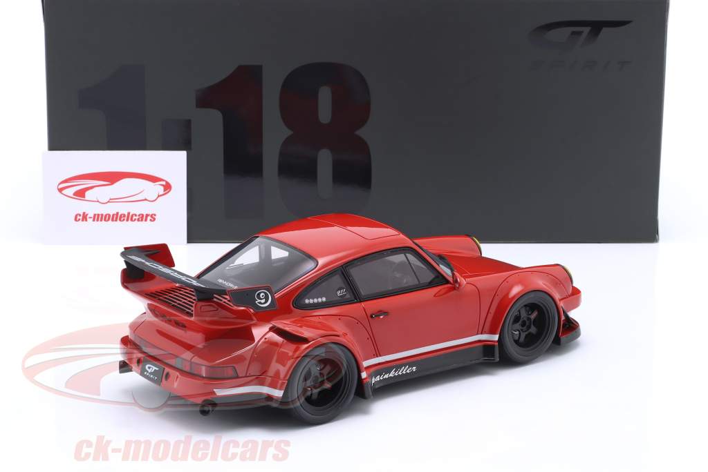 GT-SPIRIT 1:18 Porsche 911 RWB Rauh-Welt Body Kit Painkiller 赤 GT449 モデル 車  GT449 9580010312870