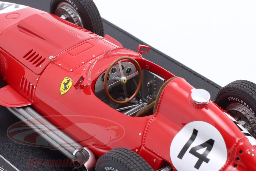 L. Musso Ferrari 801 #14 2e Groot Brittanië GP formule 1 1957 1:18 GP Replicas