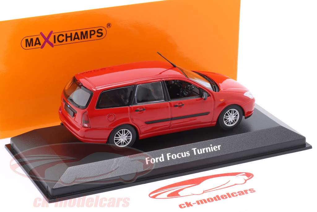 Ford Focus Turnier Bouwjaar 1998 rood 1:43 Minichamps
