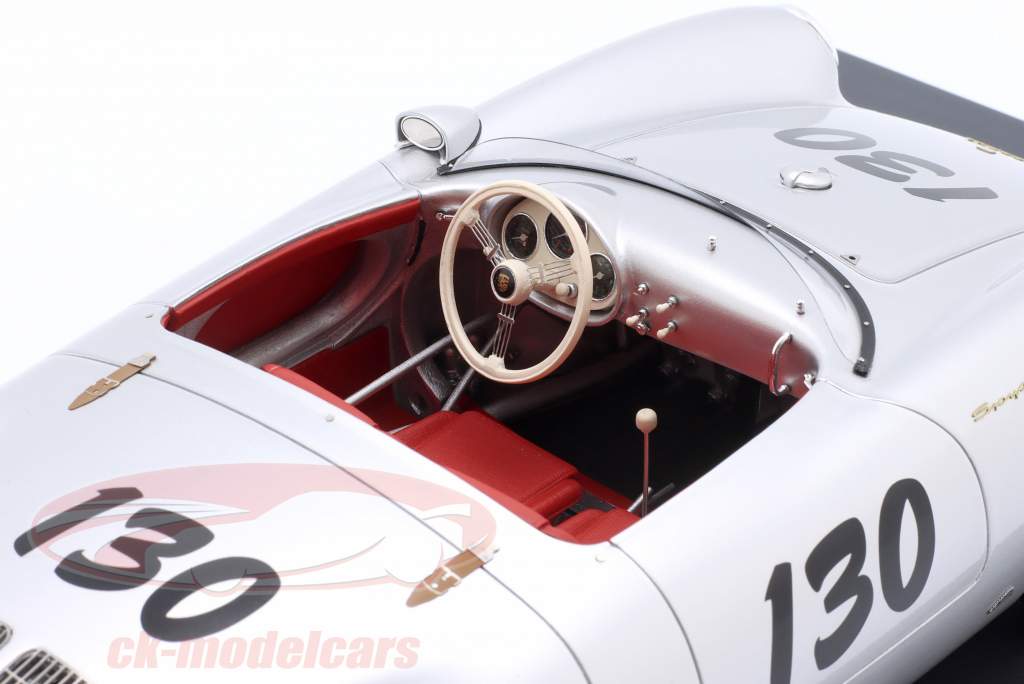 Porsche 550A Spyder #130 James Dean Little Bastard 1955 plata 1:12 Schuco