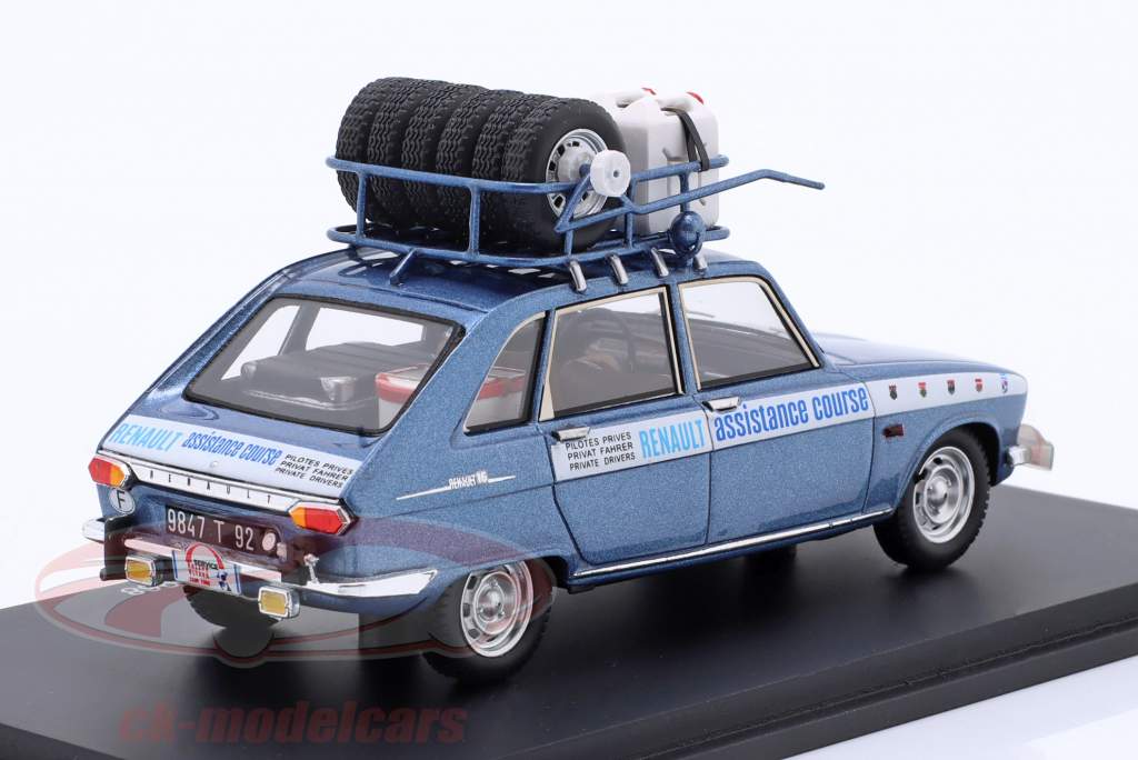 Renault 16 Rallye Assistance 1969 blue 1:43 Spark