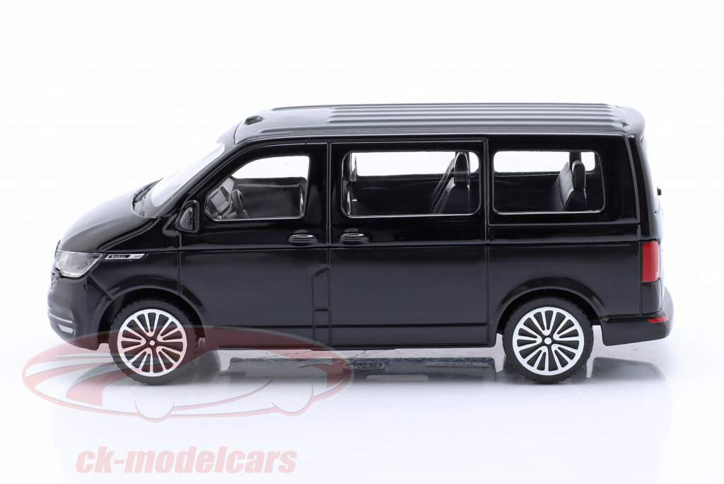 Volkswagen VW T6 Multivan Ano de construção 2020 preto 1:43 Bburago