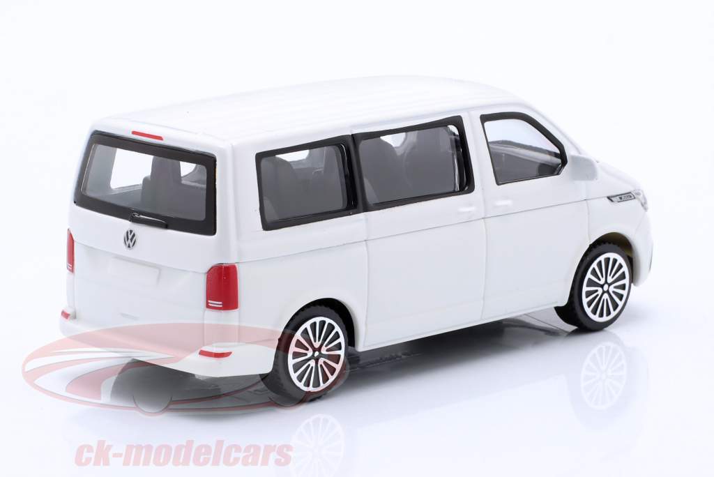 Volkswagen VW T6 Multivan Год постройки 2020 белый 1:43 Bburago