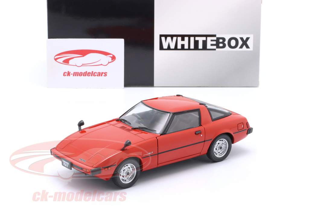 Mazda RX-7 RHD Bouwjaar 1980 rood 1:24 WhiteBox