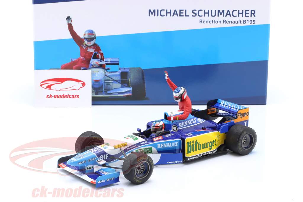 M. Schumacher Benetton B195 #1 5° canadese GP Alesi Taxi formula 1 1995 1:18 Minichamps