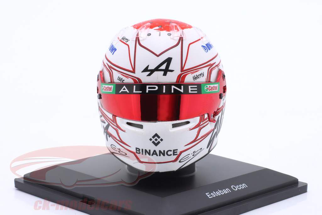Esteban Ocon #31 BWT Alpine F1 Team Japanese GP Formula 1 2023 helmet 1:5 Spark