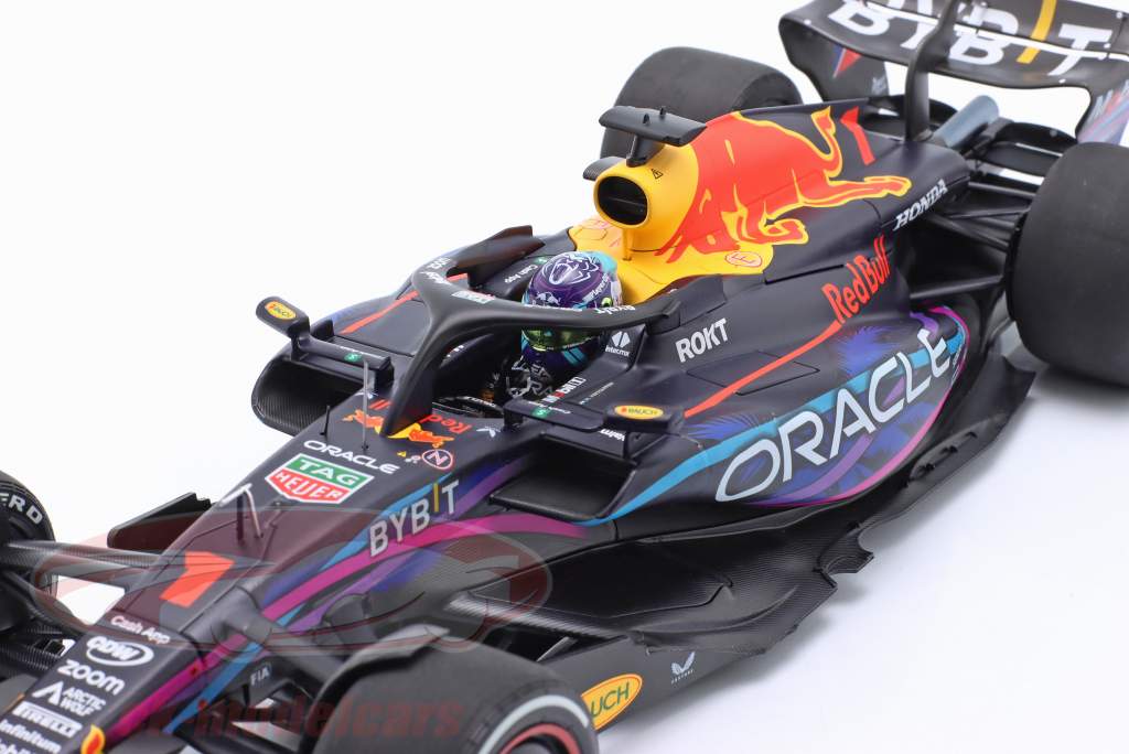 M. Verstappen Red Bull RB19 #1 优胜者 Miami GP 公式 1 世界冠军 2023 1:18 Minichamps