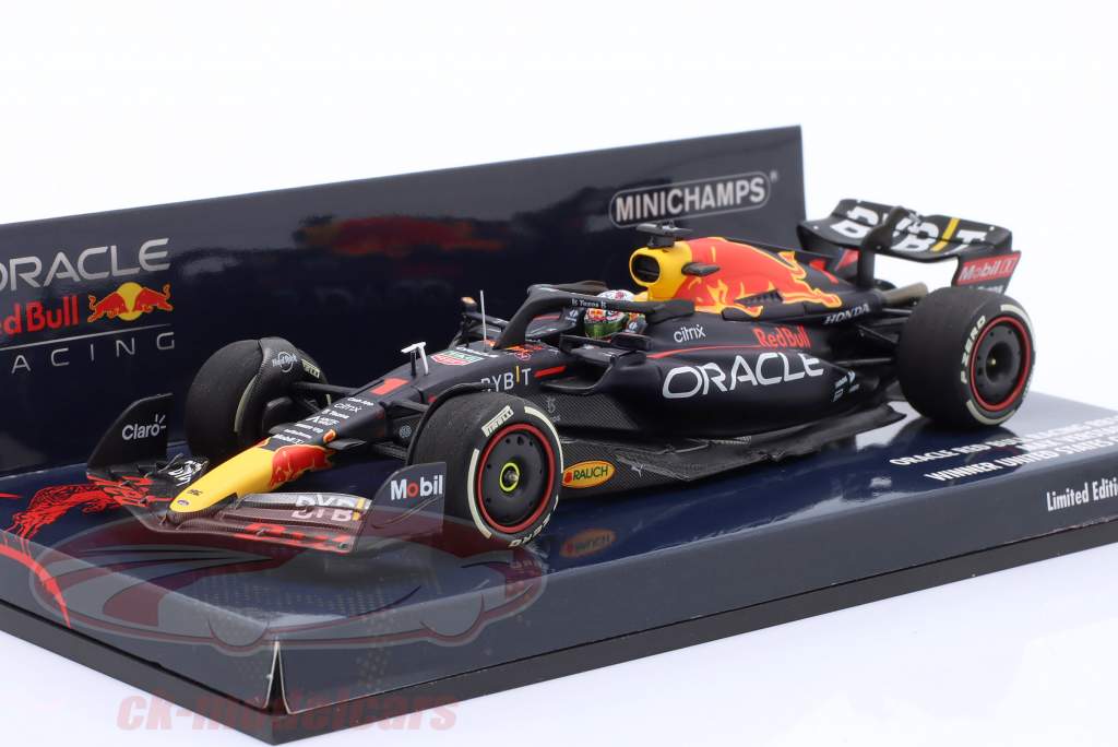 M. Verstappen Red Bull RB18 #1 winnaar VS GP formule 1 Wereldkampioen 2022 1:43 Minichamps