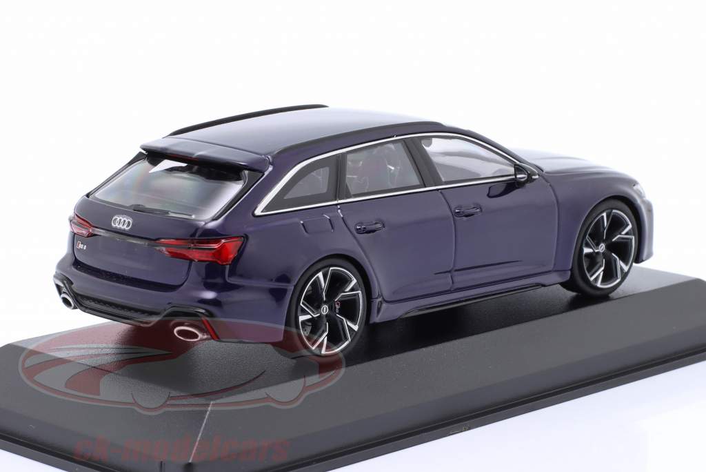 Audi RS 6 Avant 建设年份 2019 紫色 金属的 1:43 Minichamps