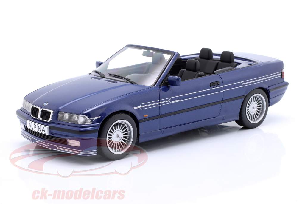 BMW Alpina B3 3.2 Convertible year 1996 blue metallic 1:18 Model Car Group