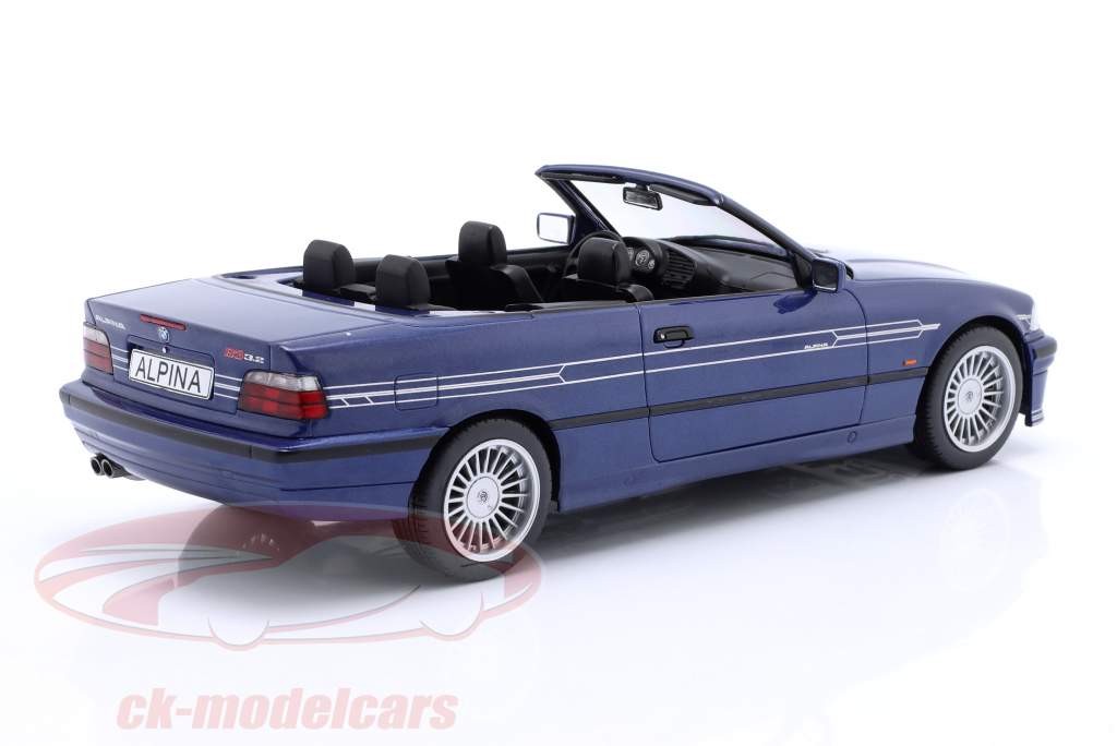 BMW Alpina B3 3.2 カブリオレ 建設年 1996 青 メタリックな 1:18 Model Car Group