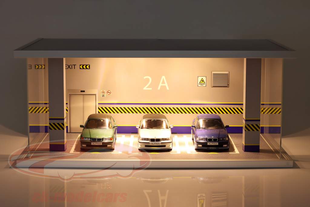 Illuminato Diorama Car Park 1:18 Atlantic