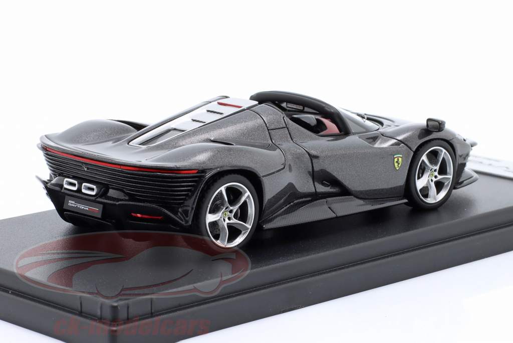 Ferrari Daytona SP3 Open Top Byggeår 2021 mørkegrå metallisk 1:43 LookSmart