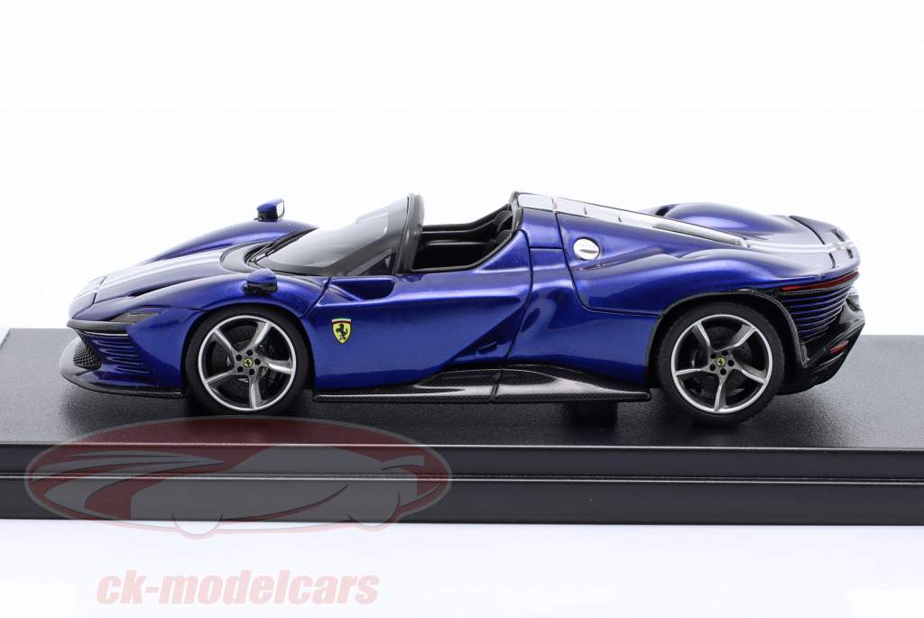 Ferrari Daytona SP3 Open Top Byggeår 2021 blå metallisk 1:43 LookSmart
