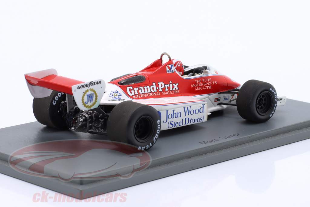 Marc Surer Arrows A6 #29 Britannico GP formula 1 1983 1:43 Spark