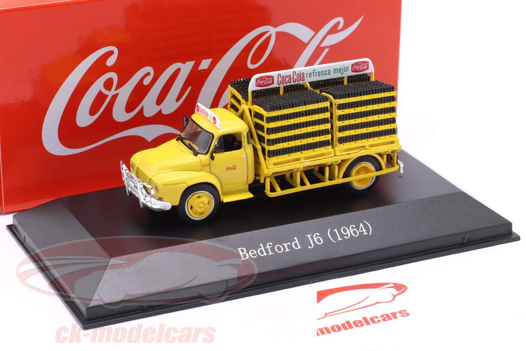 Bedford J6 Coca-Cola camions de livraison Année de construction 1964 jaune 1:72 Edicola