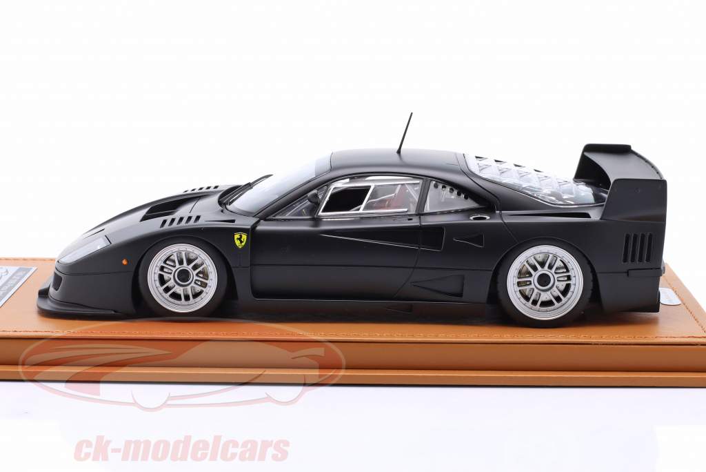 Ferrari F40 LM 按 版本 建设年份 1996 哑光黑 1:18 Tecnomodel