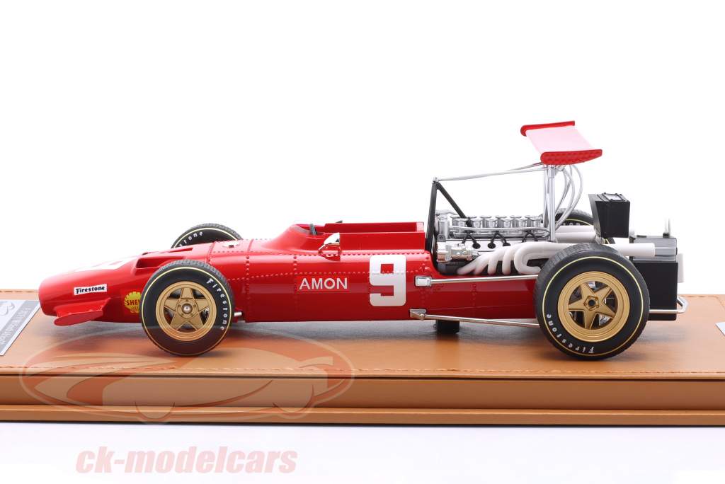 Chris Amon Ferrari 312 F1 #9 Sud Africa GP formula 1 1969 1:18 Tecnomodel