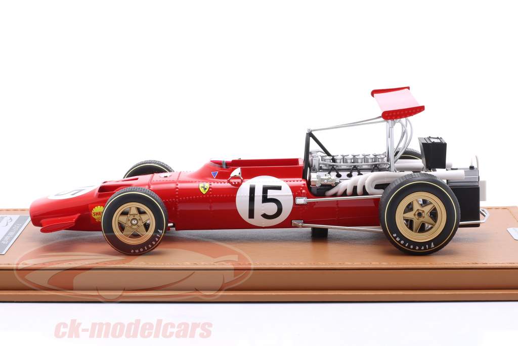 Chris Amon Ferrari 312 F1 #15 スペイン GP 式 1 1969 1:18 Tecnomodel