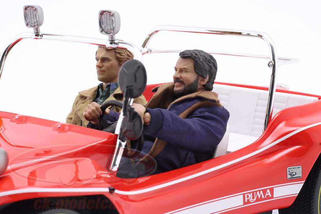 Puma Dune Buggy 1972 with figures Bud Spencer & Terence Hill 1:12 Infinite Statue
